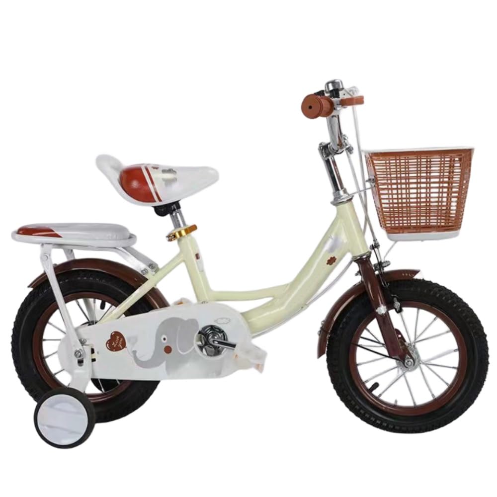 カゴ付き ベージュ 自転車 子供 18インチ a n d 子供用自転車 ベージュ